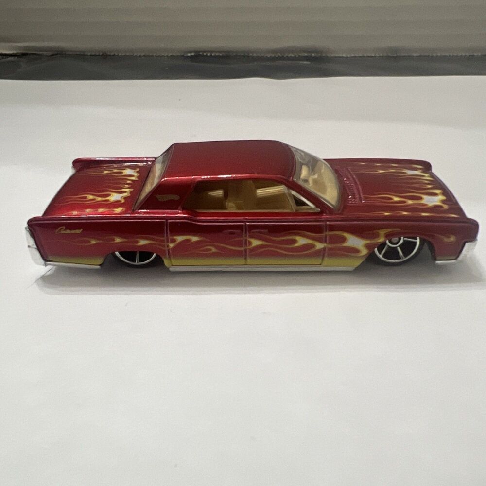 Hot Wheels Red W/Flames ‘64 Continental Low Rider Loose B49 Malaysia